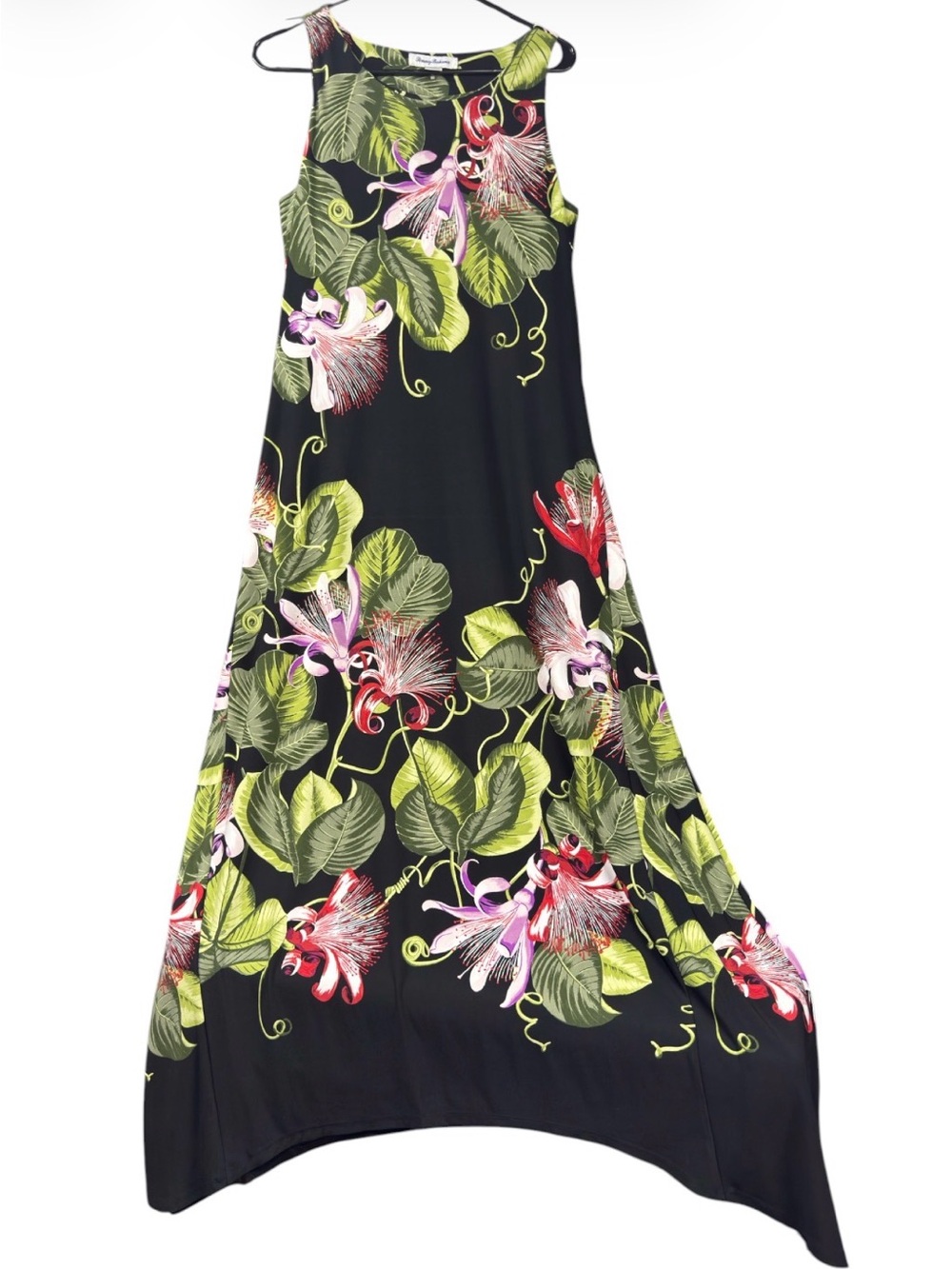 Tommy Bahama Sleeveless Maxi Dress Medium Floral Enchantment Stretch